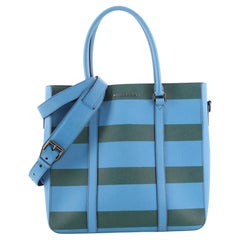 Burberry Convertible Shopping Tote Printed Leather Large