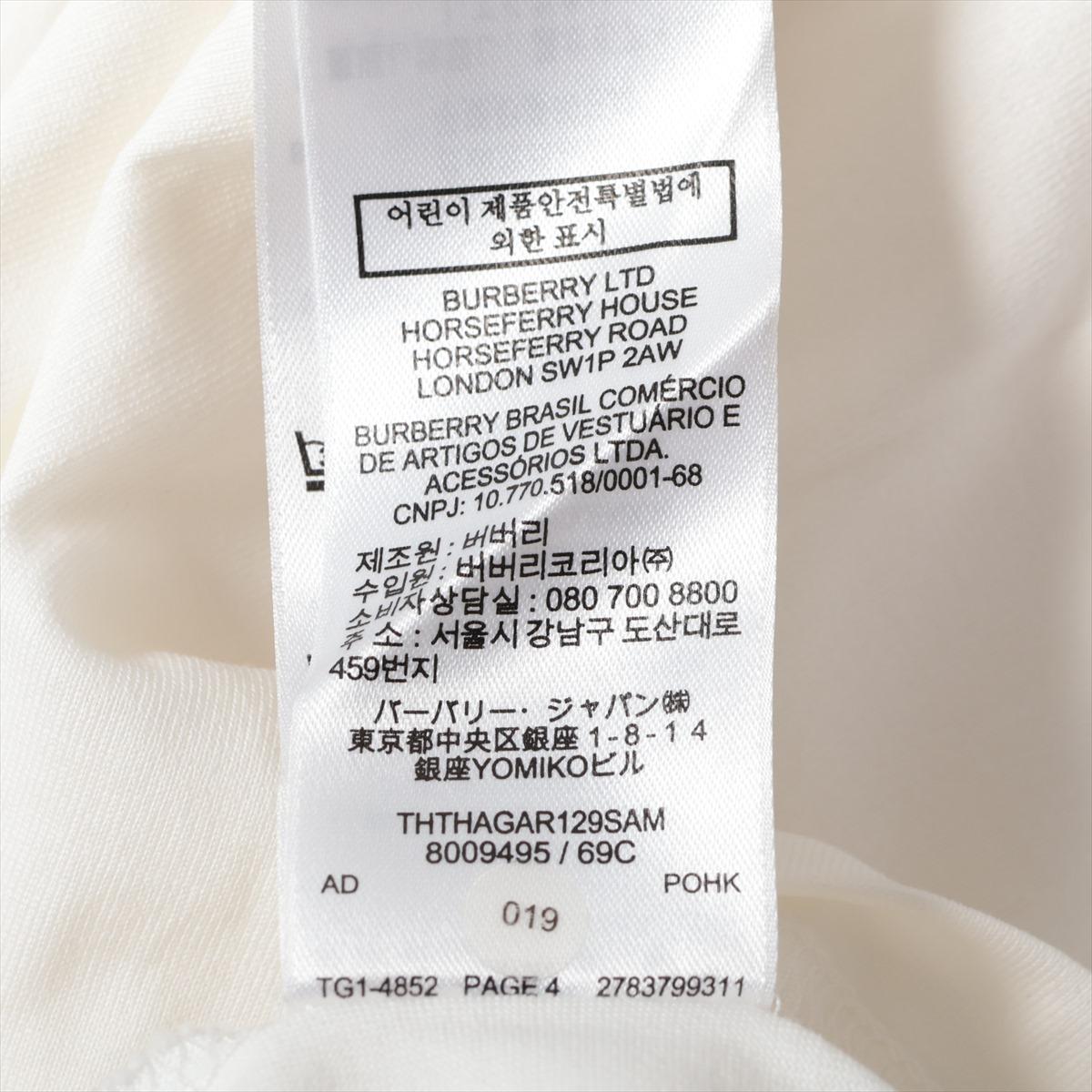 Burberry Cotton T-shirt White For Sale 2