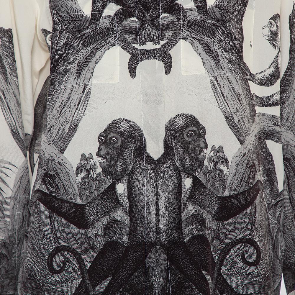 printed silk shirt