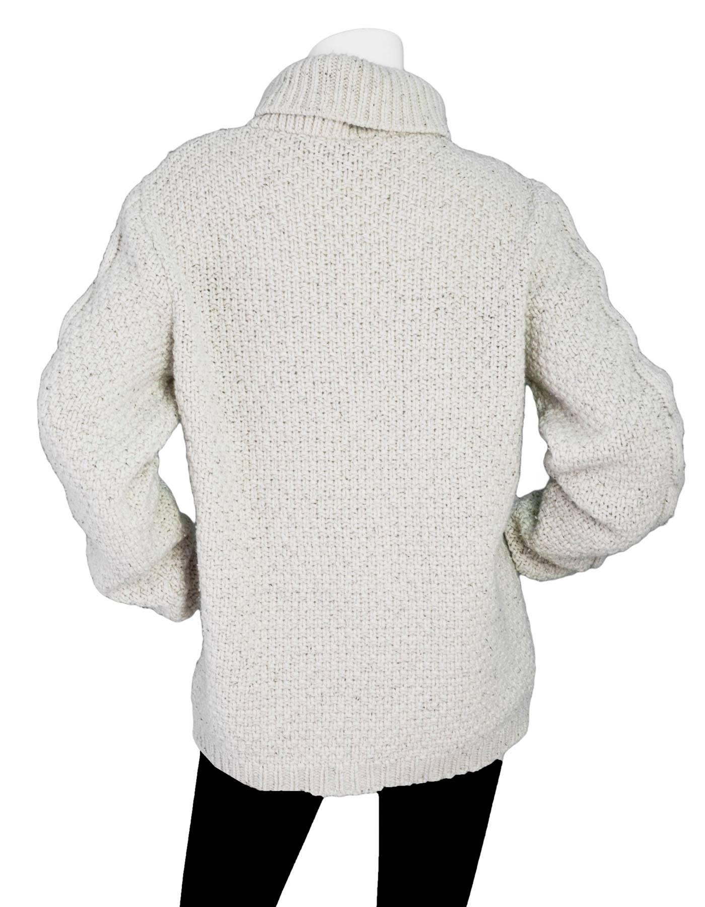 cream burberry sweater