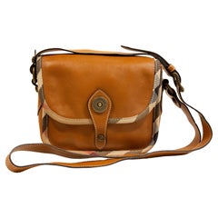 Sac à bandoulière Burberry en cuir Lights Brown