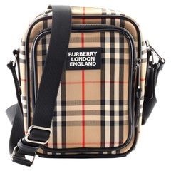 Burberry Crossbody Bag Vintage Check Canvas and Leather
