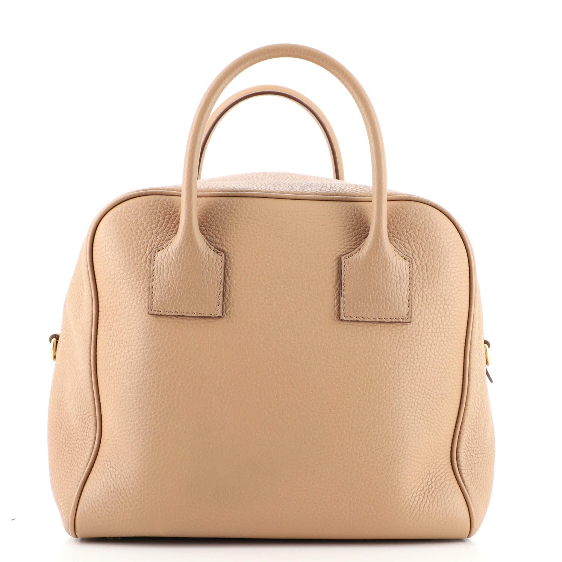 Burberry Cube Bag Leather Medium In Good Condition In NY, NY