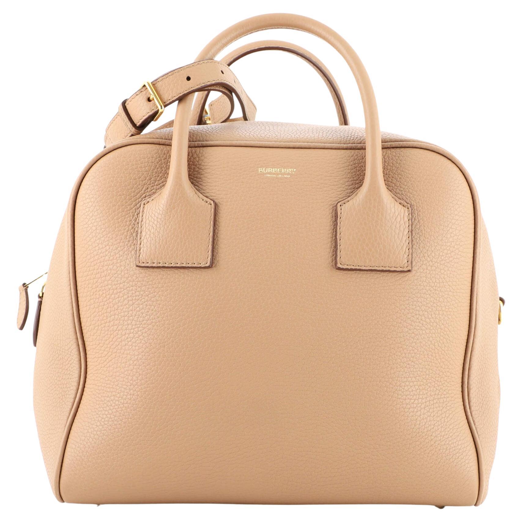 Burberry Cube Bag Leather Medium