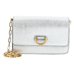 Burberry D-Ring Chain Wallet Leather