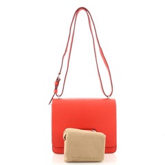 Burberry D-Ring Shoulder Bag Leather Small