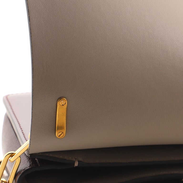 Burberry DRing Shoulder Bag Leather Small For Sale at 1stDibs