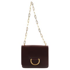 Burberry D-Ring Shoulder Bag Leather Small