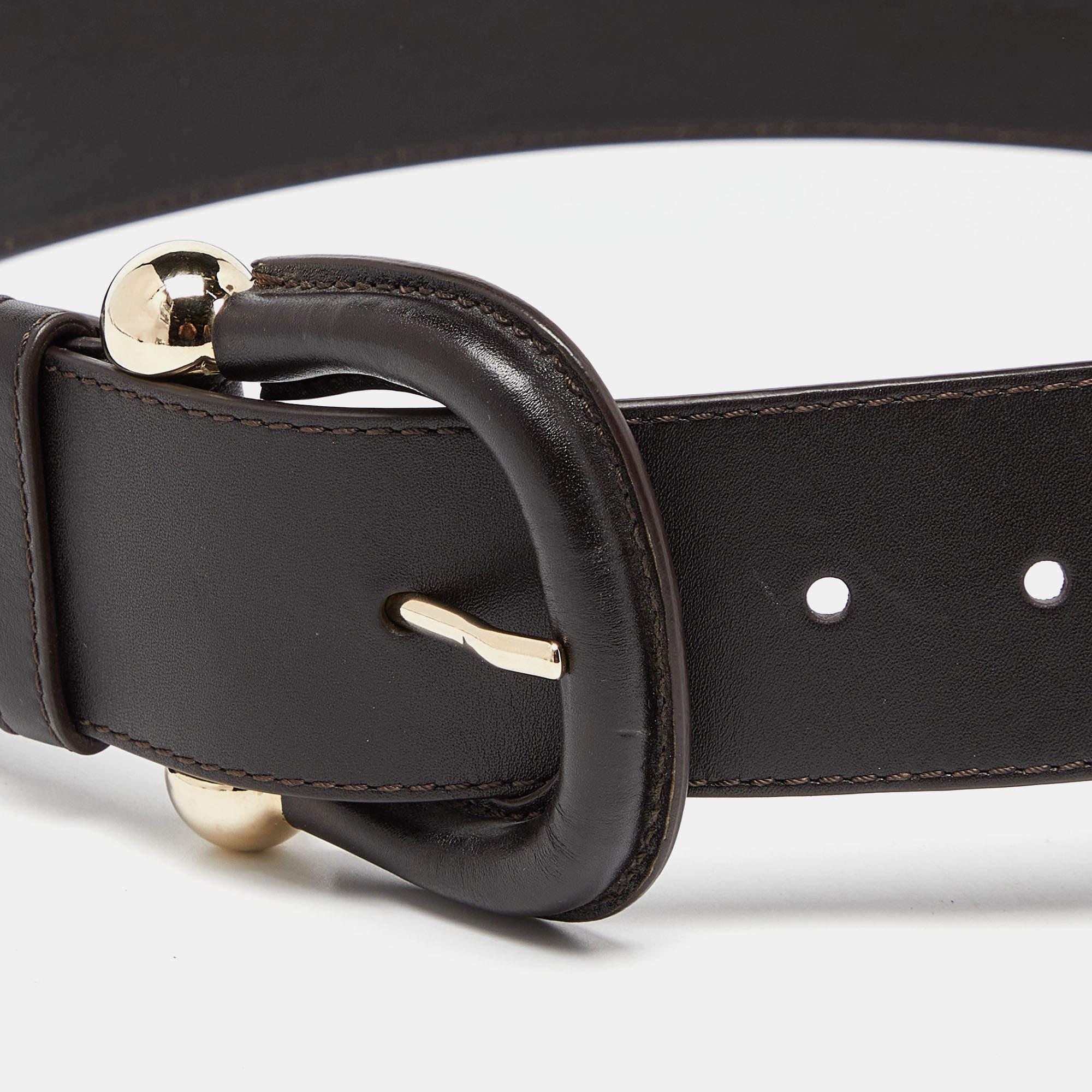Belts are amazing accessories offering both functionality and style. If you're looking to add one, we have this fine choice by Burberry. It has a luxe look and a beautiful finish.

