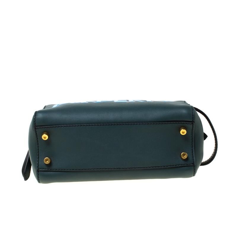 Burberry Dark Green Leather Pouch 8
