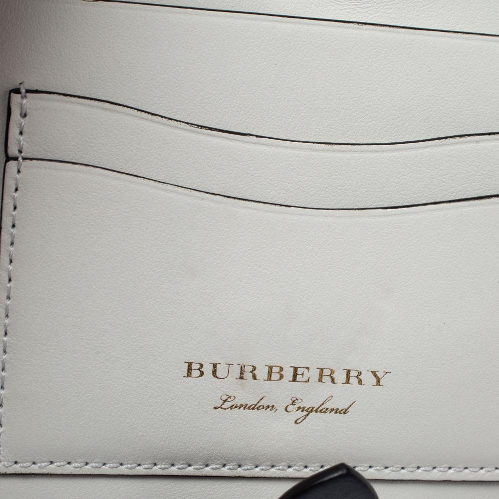 Burberry Dark Indigo Leather Harlow Continental Wallet 2