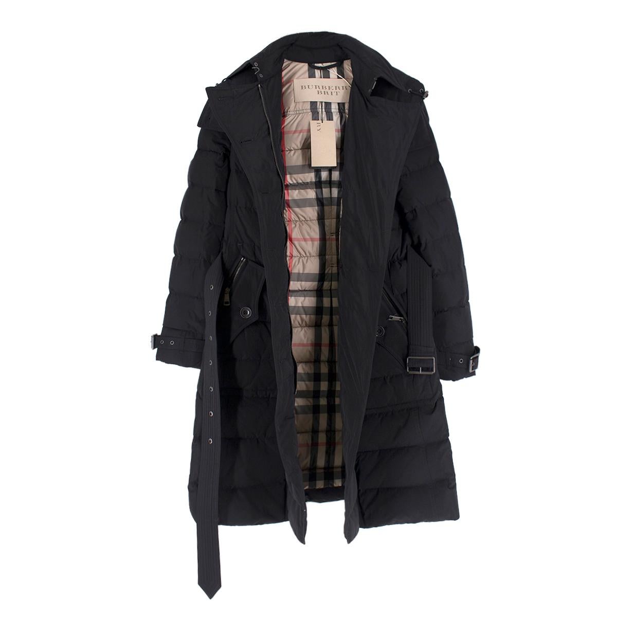 burberry down filled puffer coat