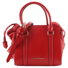 Burberry Dinton Convertible Satchel Patent Small