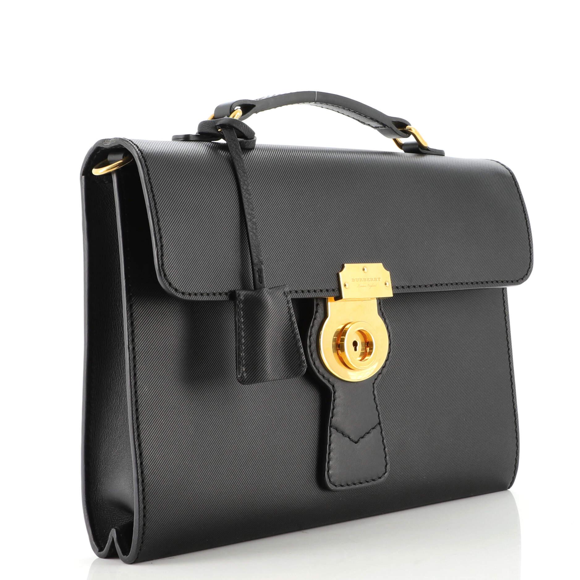 Burberry small dk88 satchel black hotsell