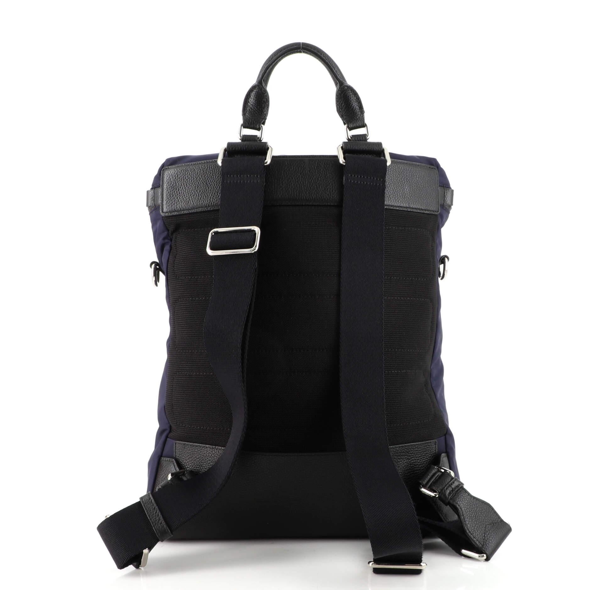 Black Burberry Donny Backpack Nylon Medium