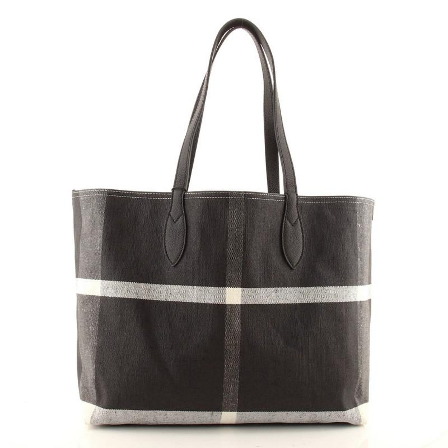 Burberry Doodle Reversible Tote Printed Canvas Large at 1stDibs