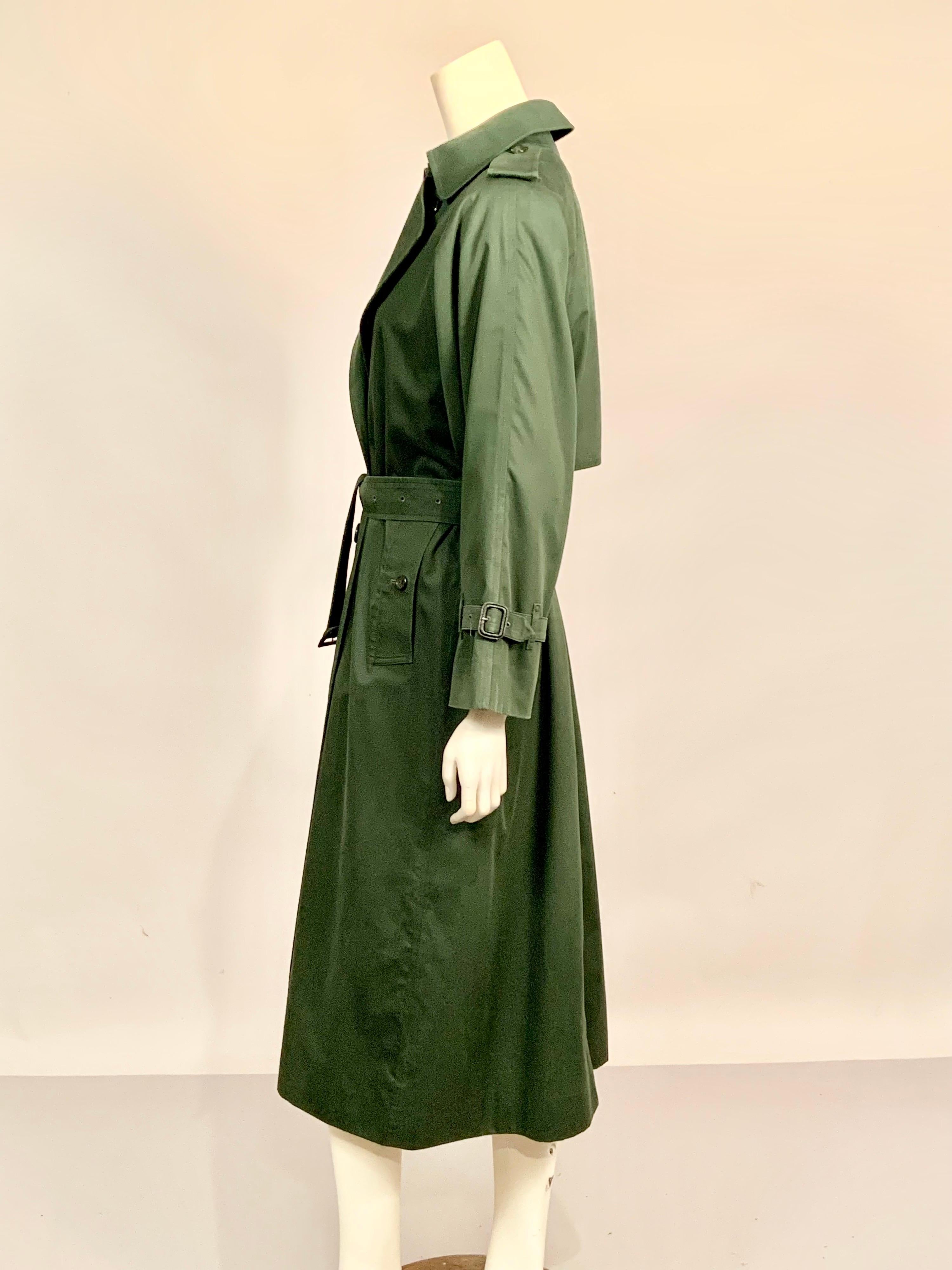 trench coat with wool lining