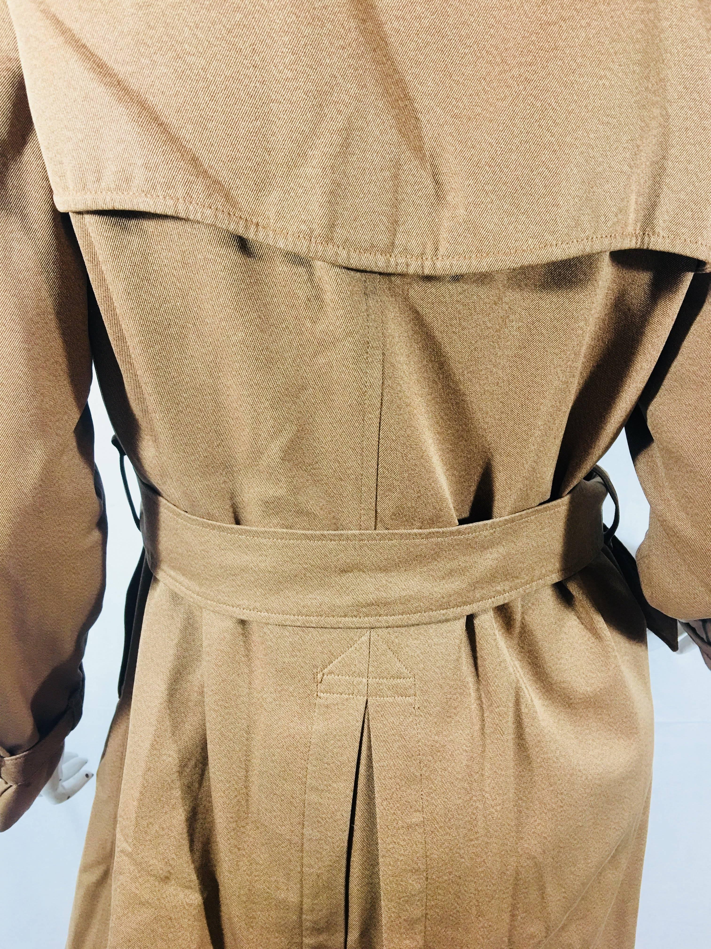 Burberry Double Breasted Trench Coat 6