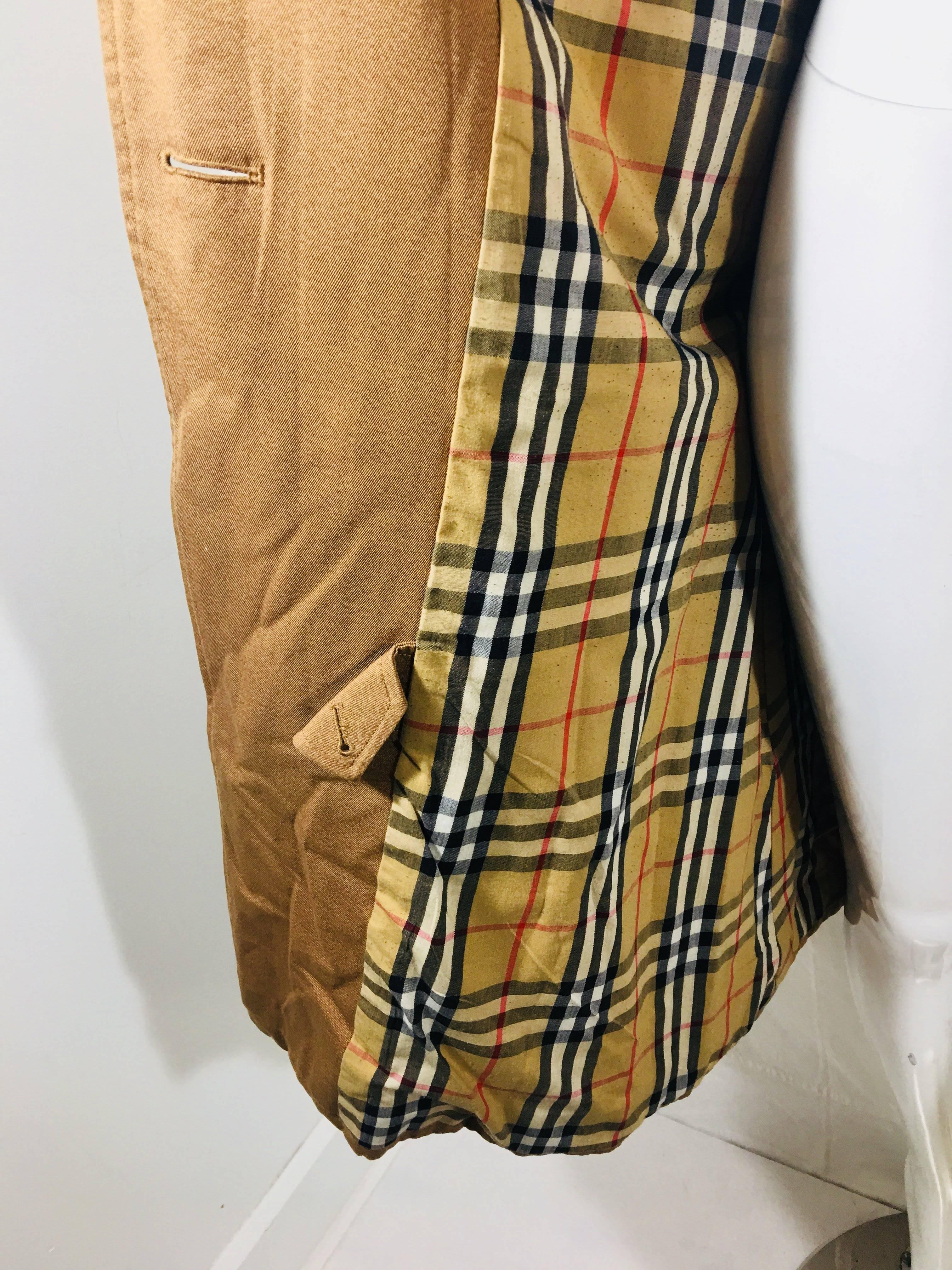 Burberry Double Breasted Trench Coat 7
