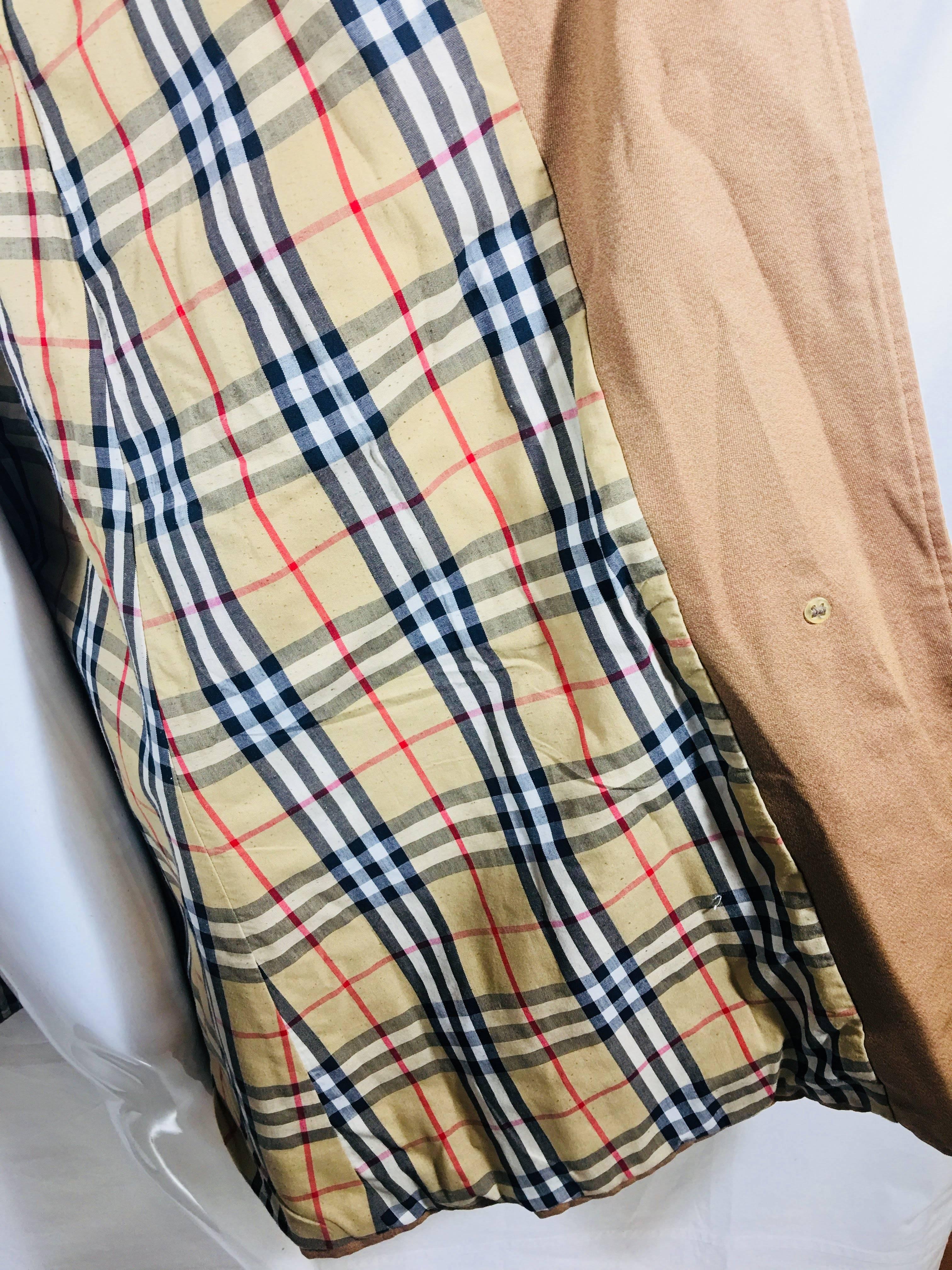 Burberry Double Breasted Trench Coat 8