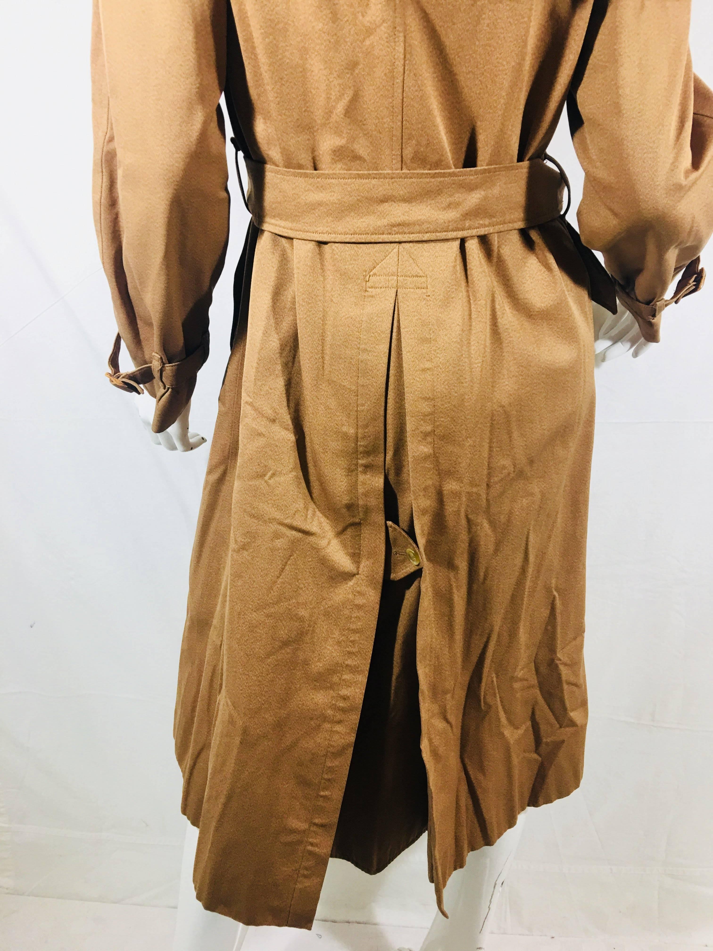 Burberry Double Breasted Trench Coat 4