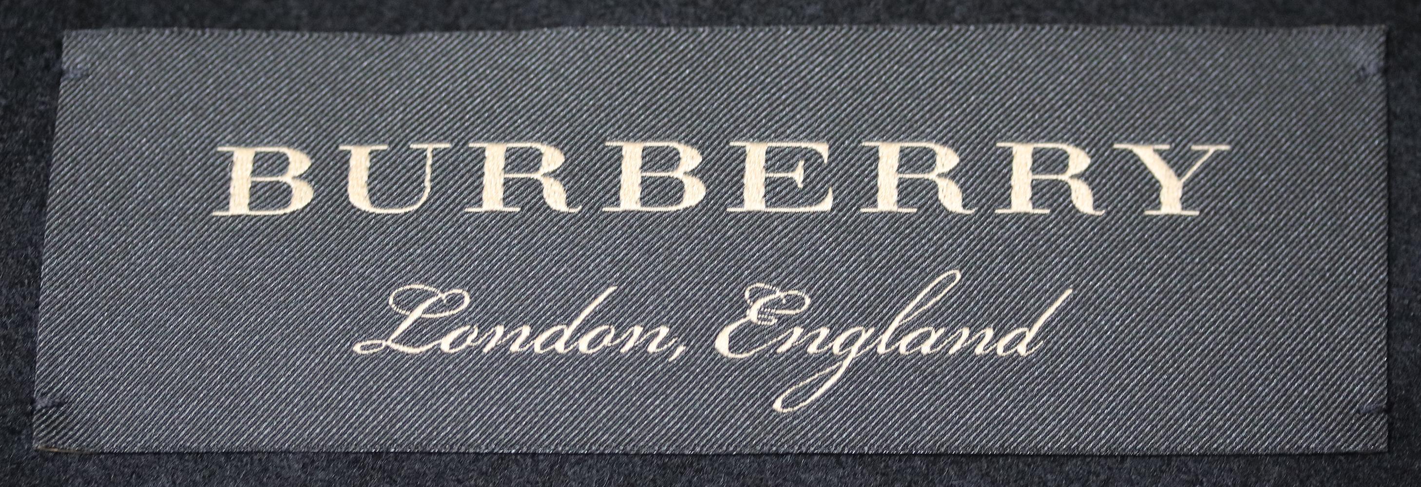 Burberry Double-Breasted Wool-Felt Cool  In Excellent Condition In London, GB