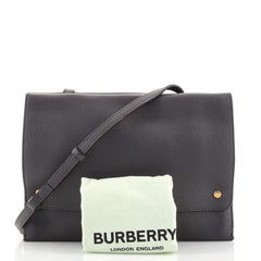 Burberry Double Side Envelope Crossbody Bag Leather
