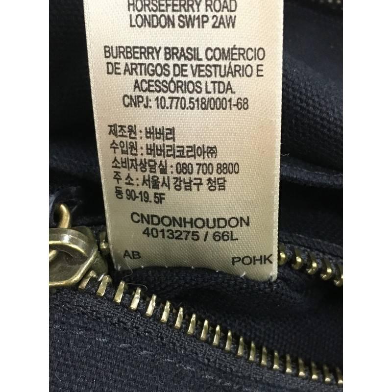 Burberry Drifton Backpack Color Block House Check Canvas with Leather In Good Condition In NY, NY