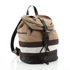 Burberry Drifton Backpack House Check Canvas