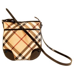 Burberry Dryden Crossbody Bag in Multicolor Coated Canvas 21st C