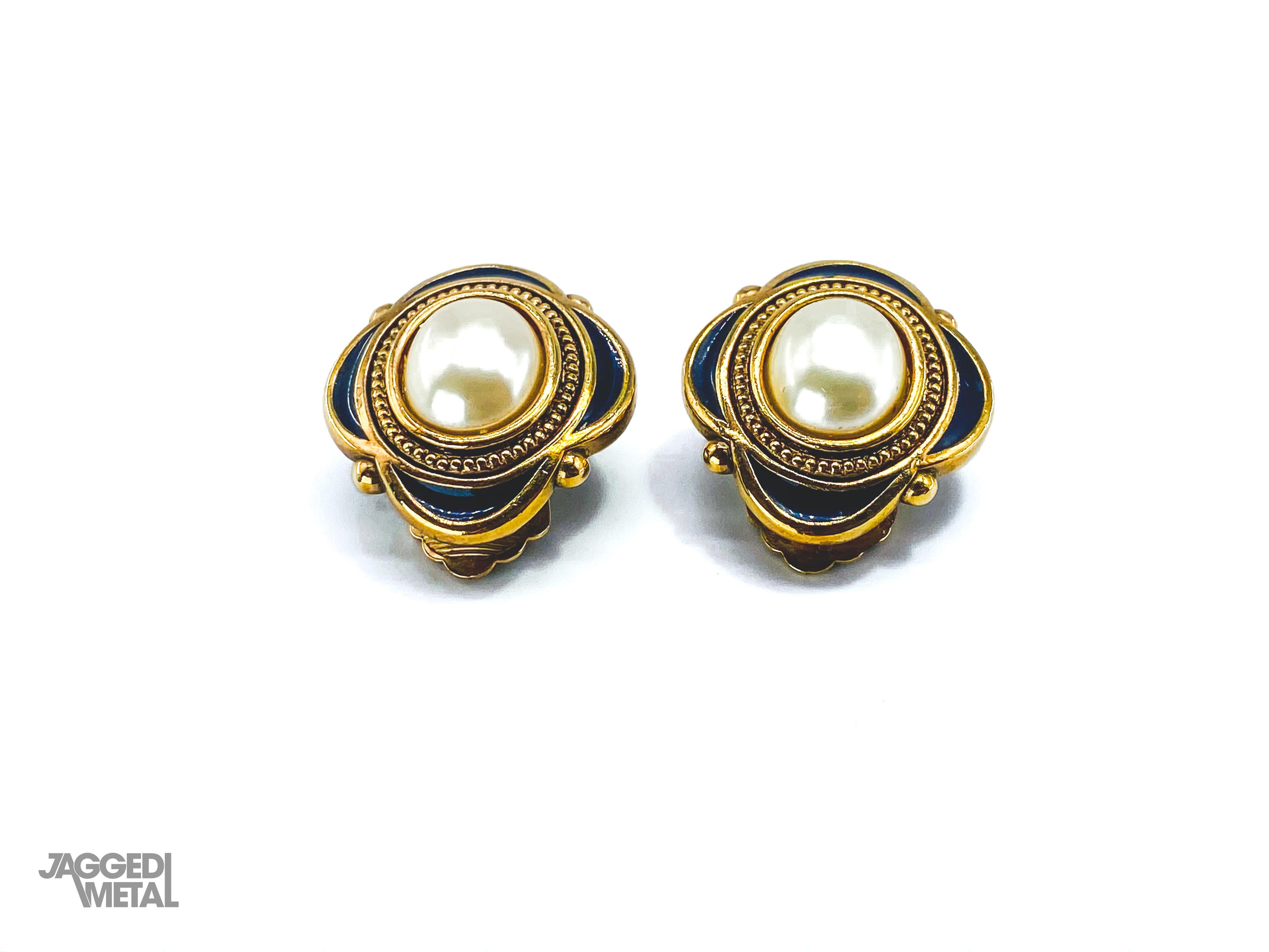 burberry clip on earrings