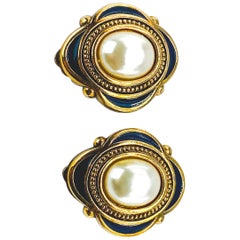 BURBERRY Earrings Vintage 1980s