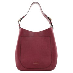 Hobo-Leder aus Ulmenstein von Burberry Medium