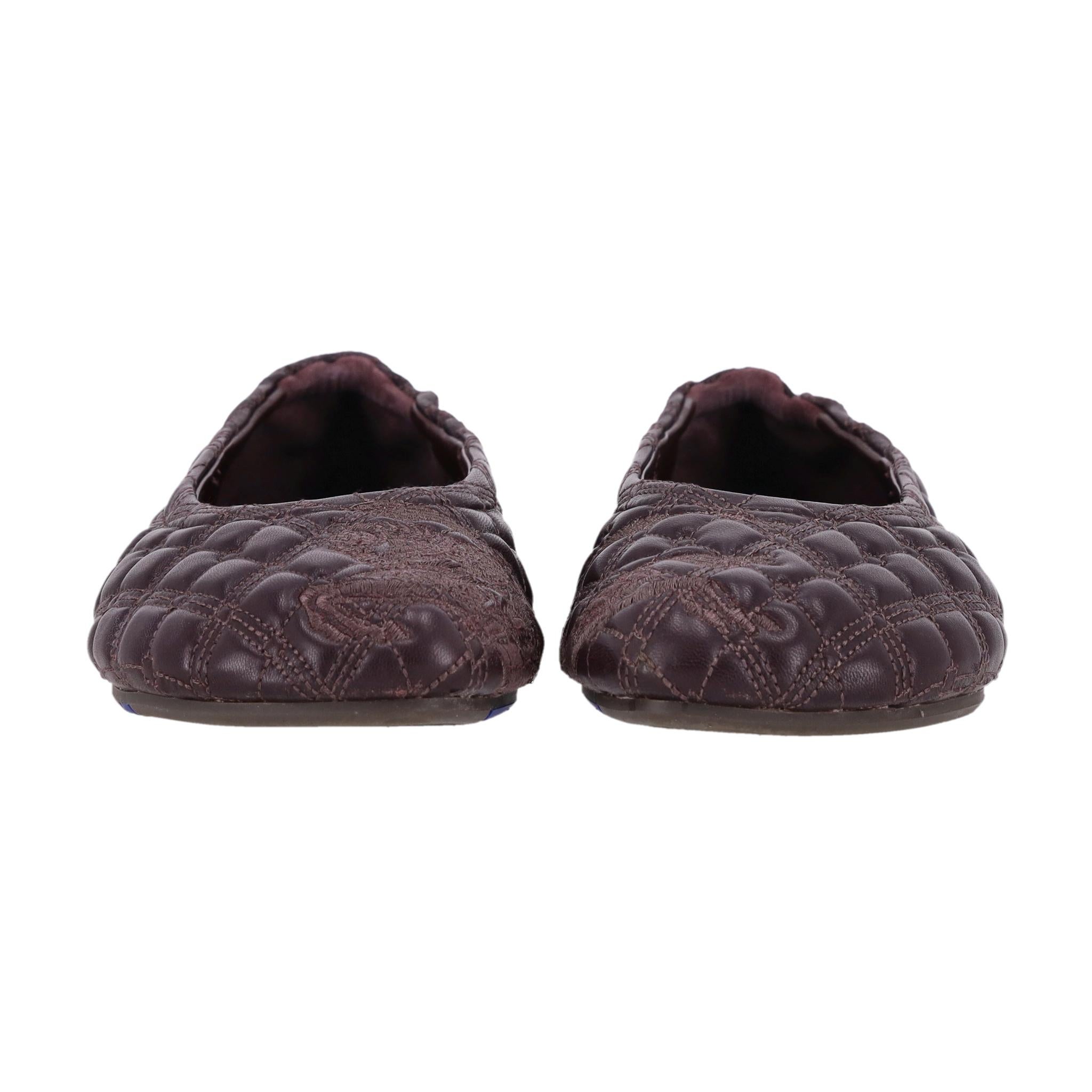 Ballerine in pelle d'agnello ricamate di Burberry 2