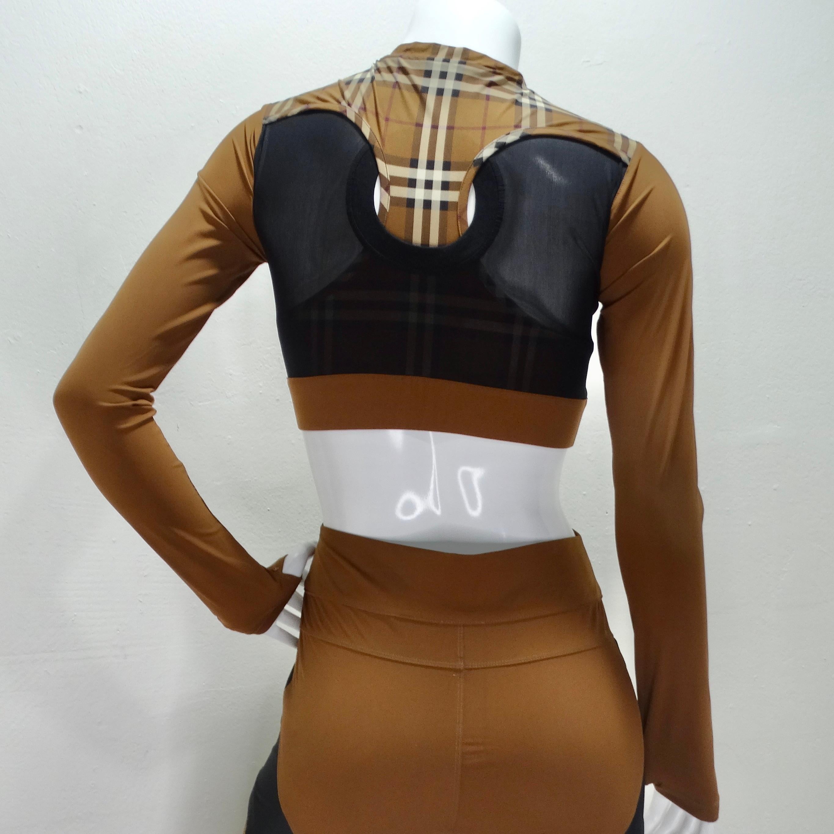 Burberry Everley Check Sporty Top For Sale 1