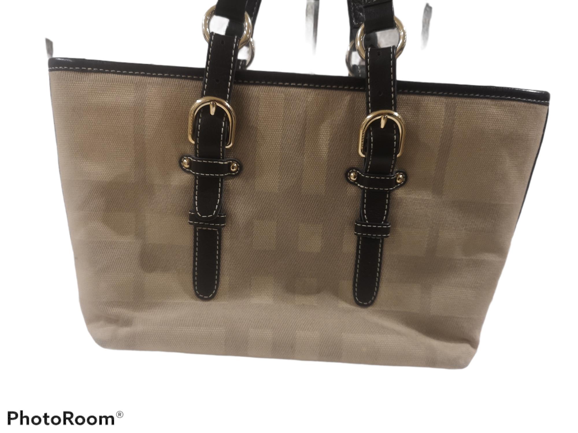 burberry fabric leather