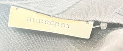 Burberry Fall 2004 Oversized Black Geometric Jacquard Unisex Shawl Wrap Scarf