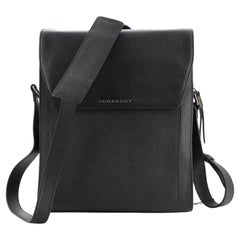 Burberry Flap Zip Crossbody Bag Saffiano Leather Small