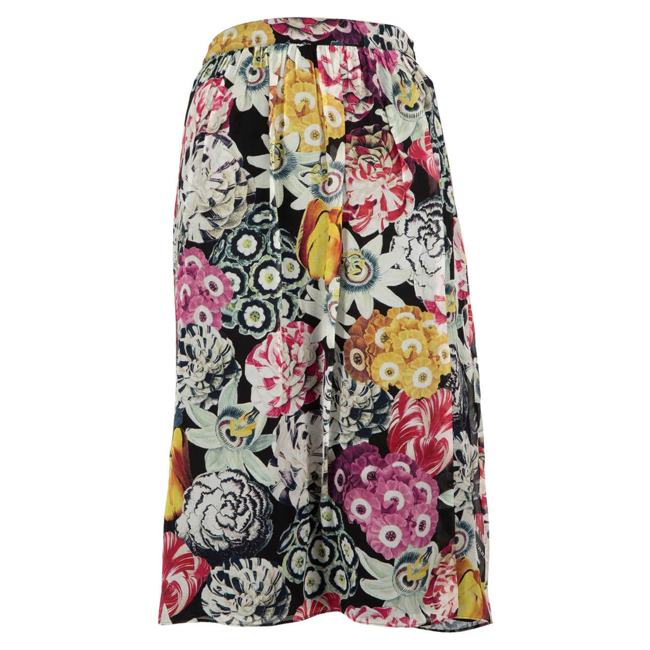 Burberry Floral Print Straight Skirt Size XXS