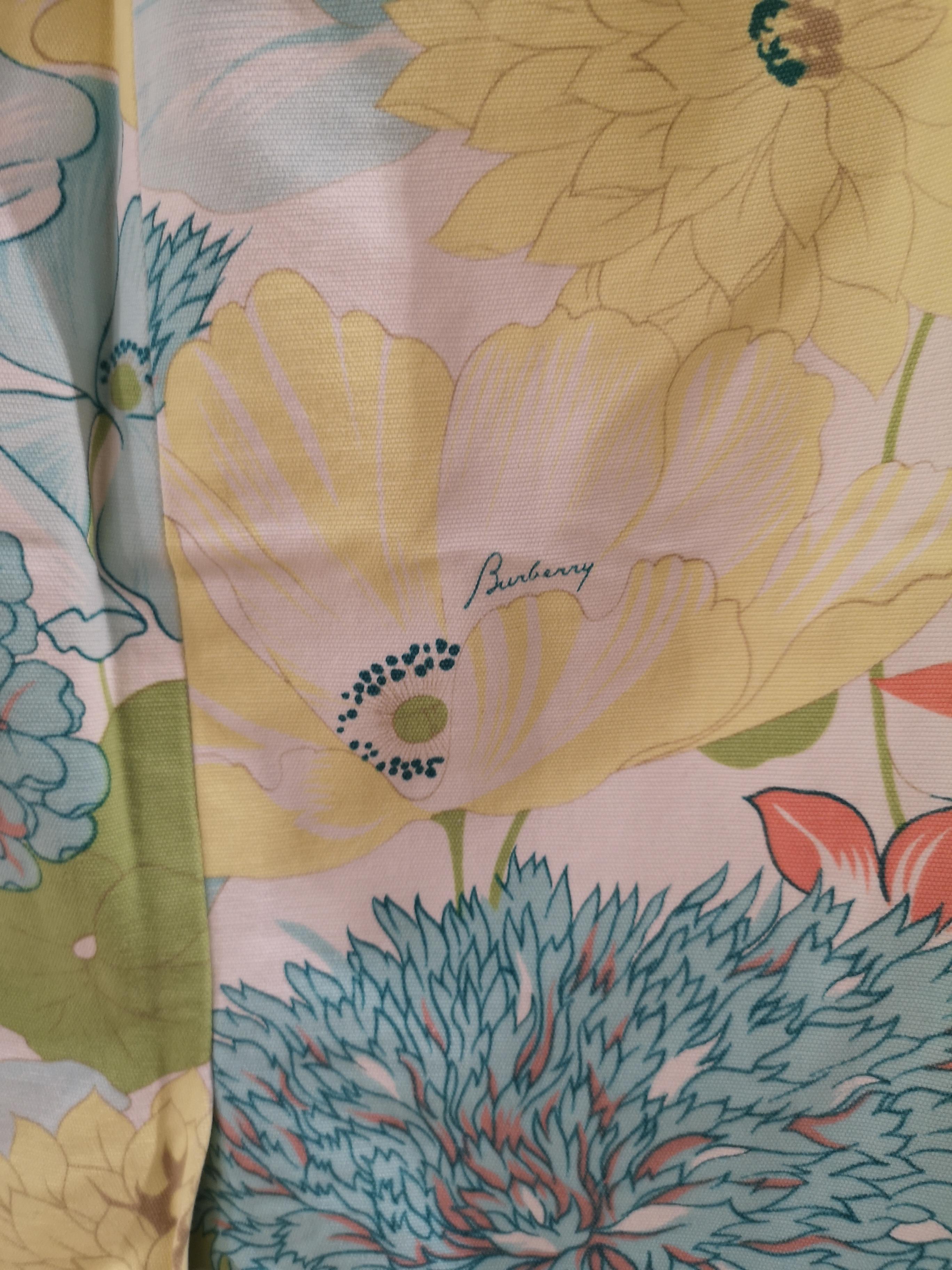 Burberry flower cotton skirt 7