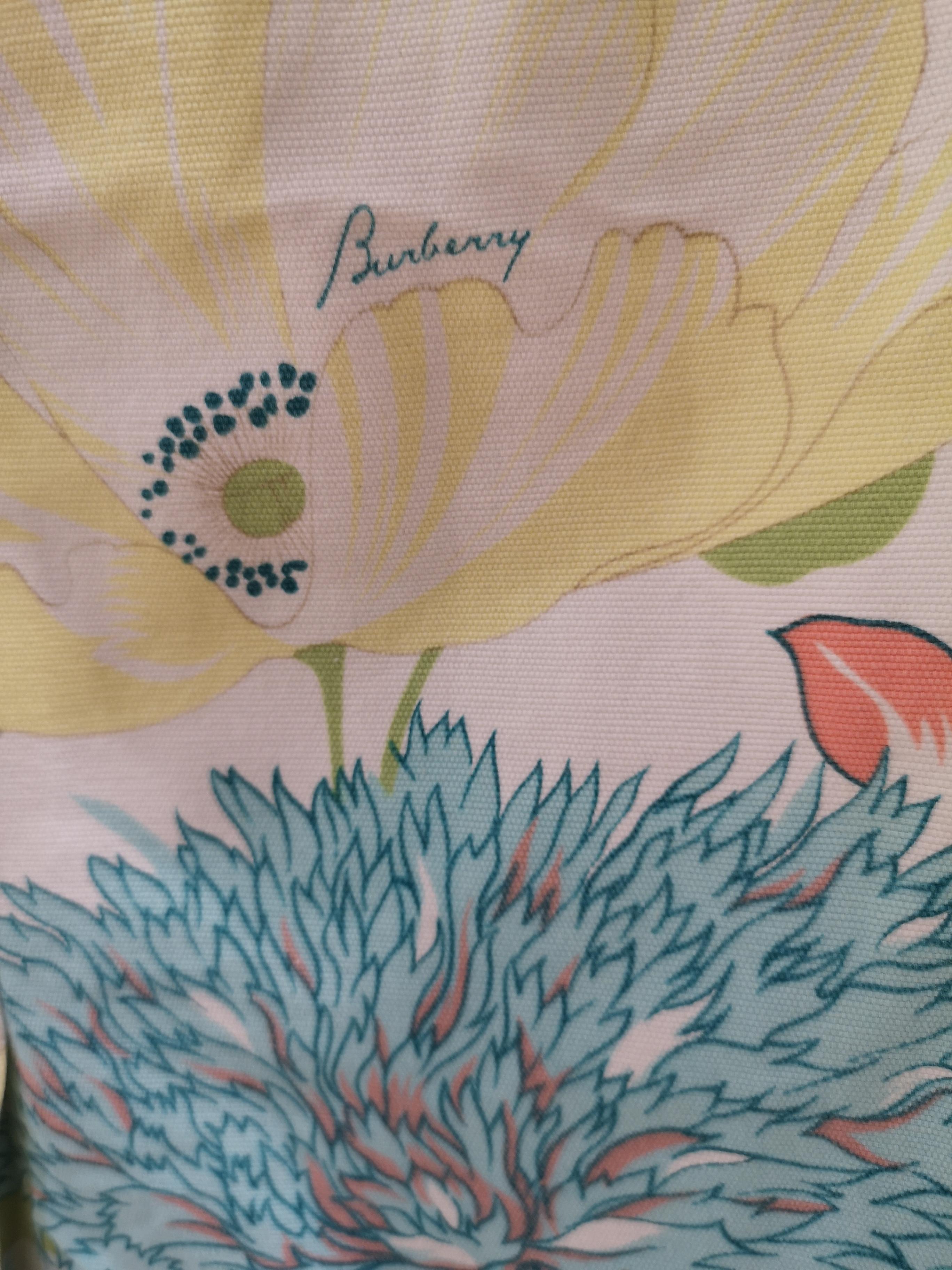 Burberry flower cotton skirt 8
