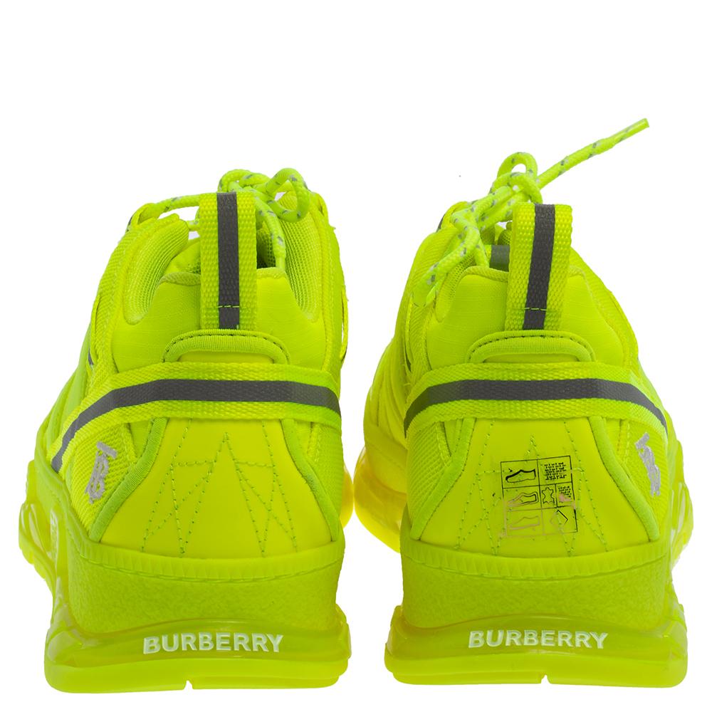 yellow burberry shoes