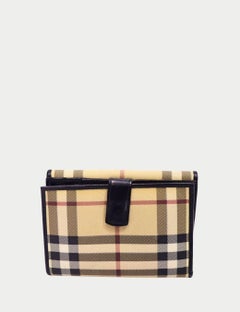 Burberry Check Fold Wallet