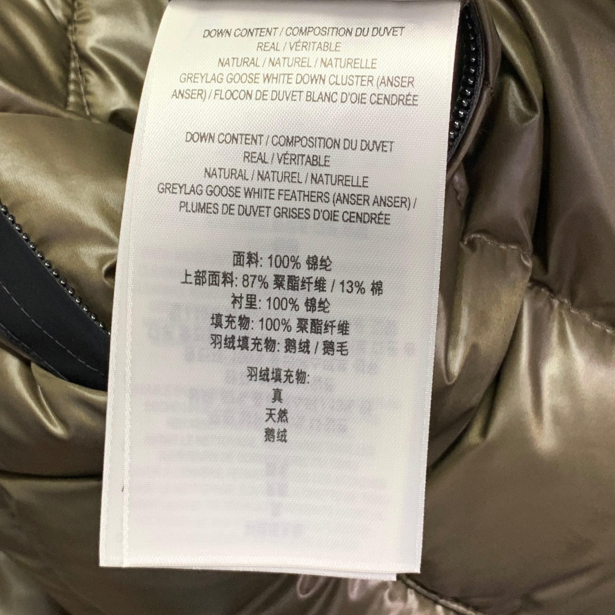 BURBERRY FW22 Size XL Barking Black Olive Quilted Polyamide Hooded Coat For Sale 5