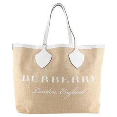 Burberry Giant Tote Raffia XL