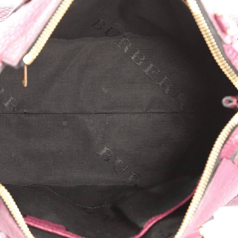 Burberry Gladstone Bag Heritage Grained Leather Small In Good Condition In NY, NY