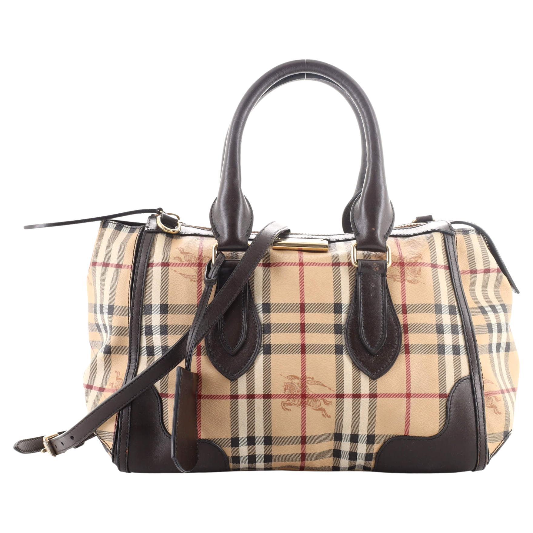 Burberry Anford Convertible Bowling Bag Embossed Patent Medium at 1stDibs