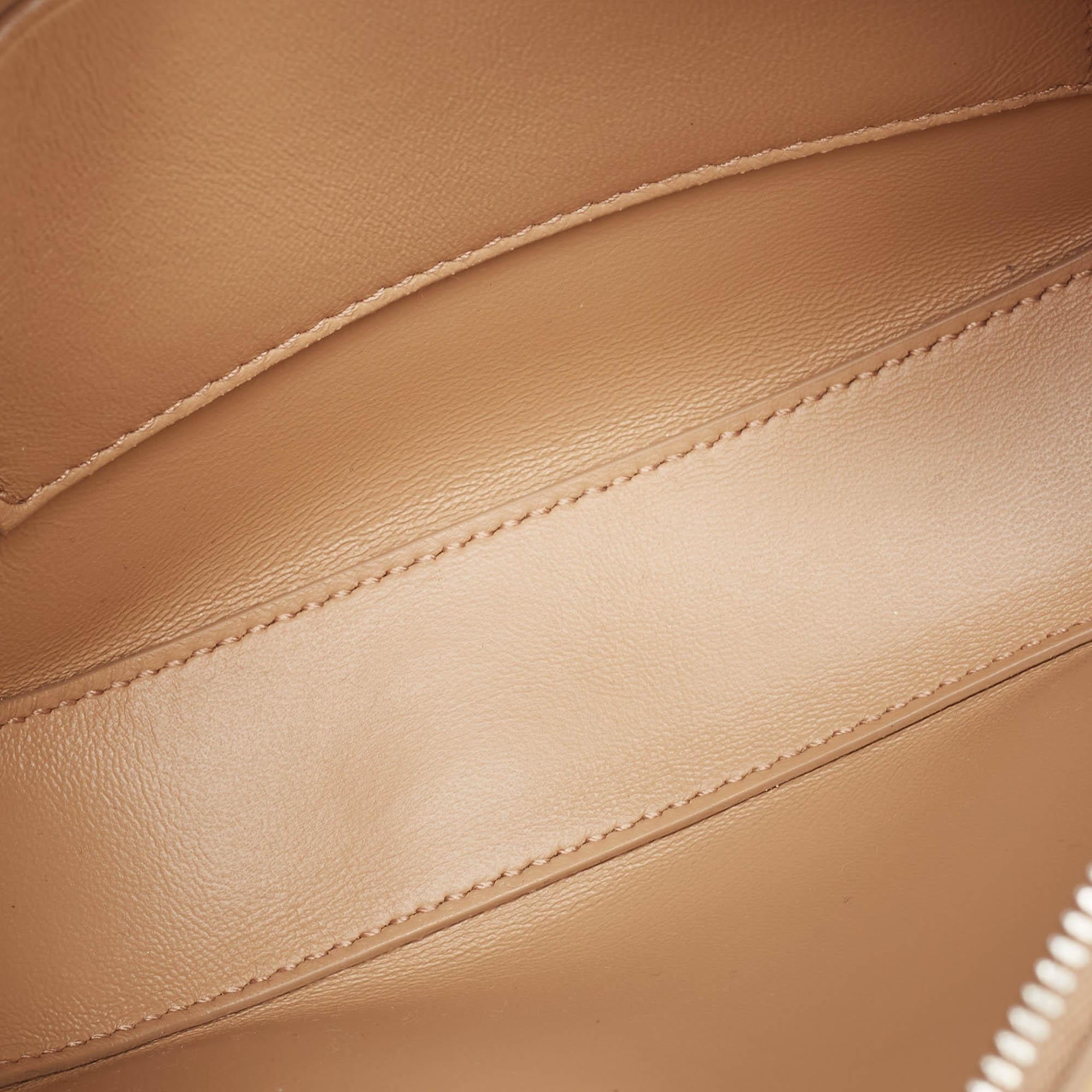 Burberry Gold Leather Mini Olympia Zip Chain Bag 3
