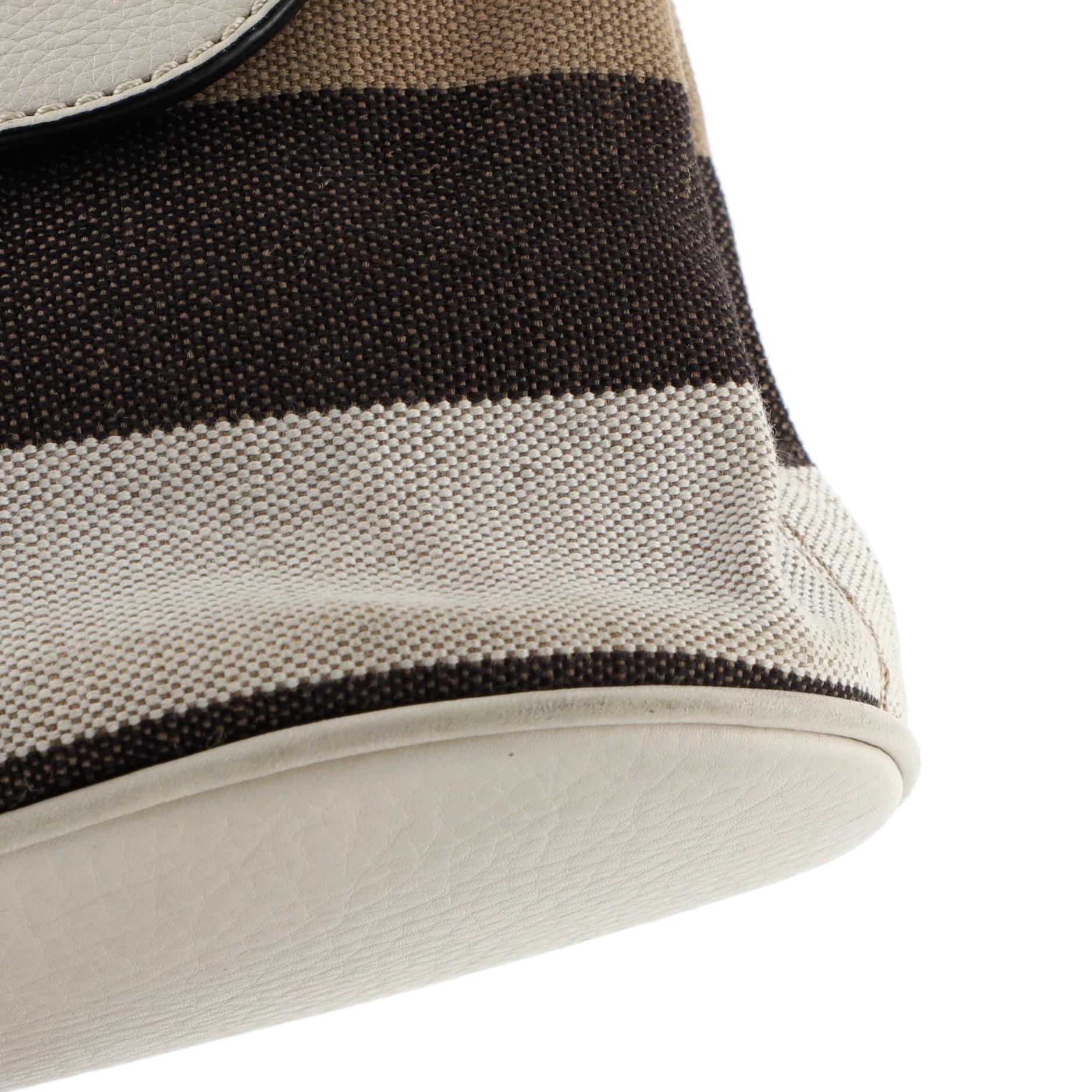 Burberry Gowan Crossbody Bag House Check Canvas with Leather Small at