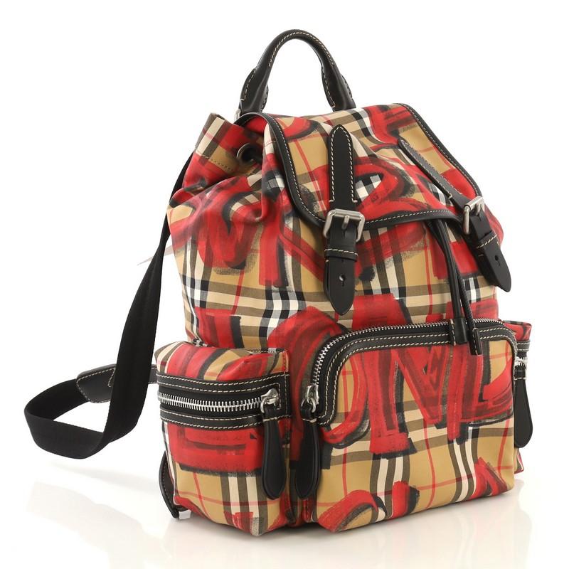 burberry backpack graffiti